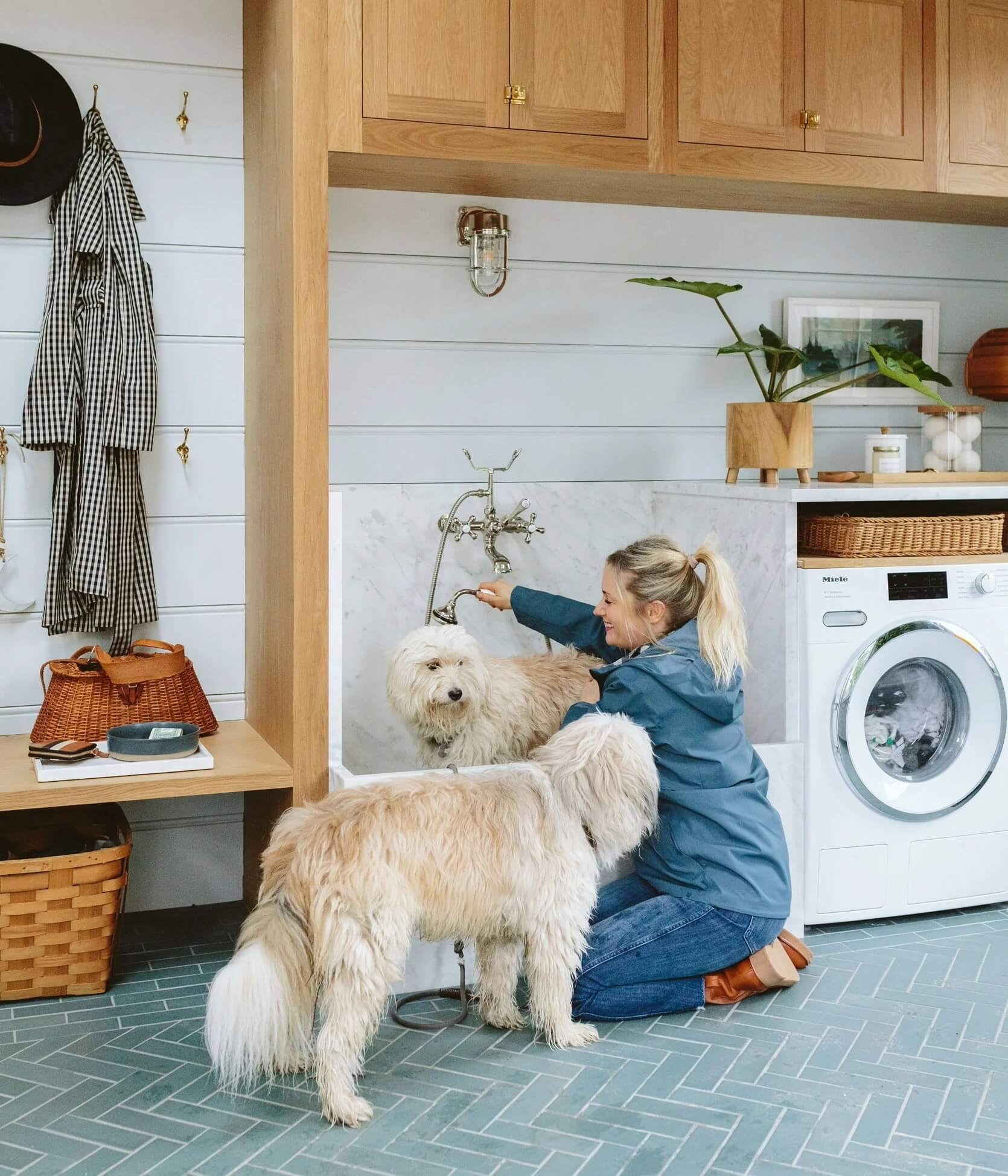 Dog Shower by Emily Henderson