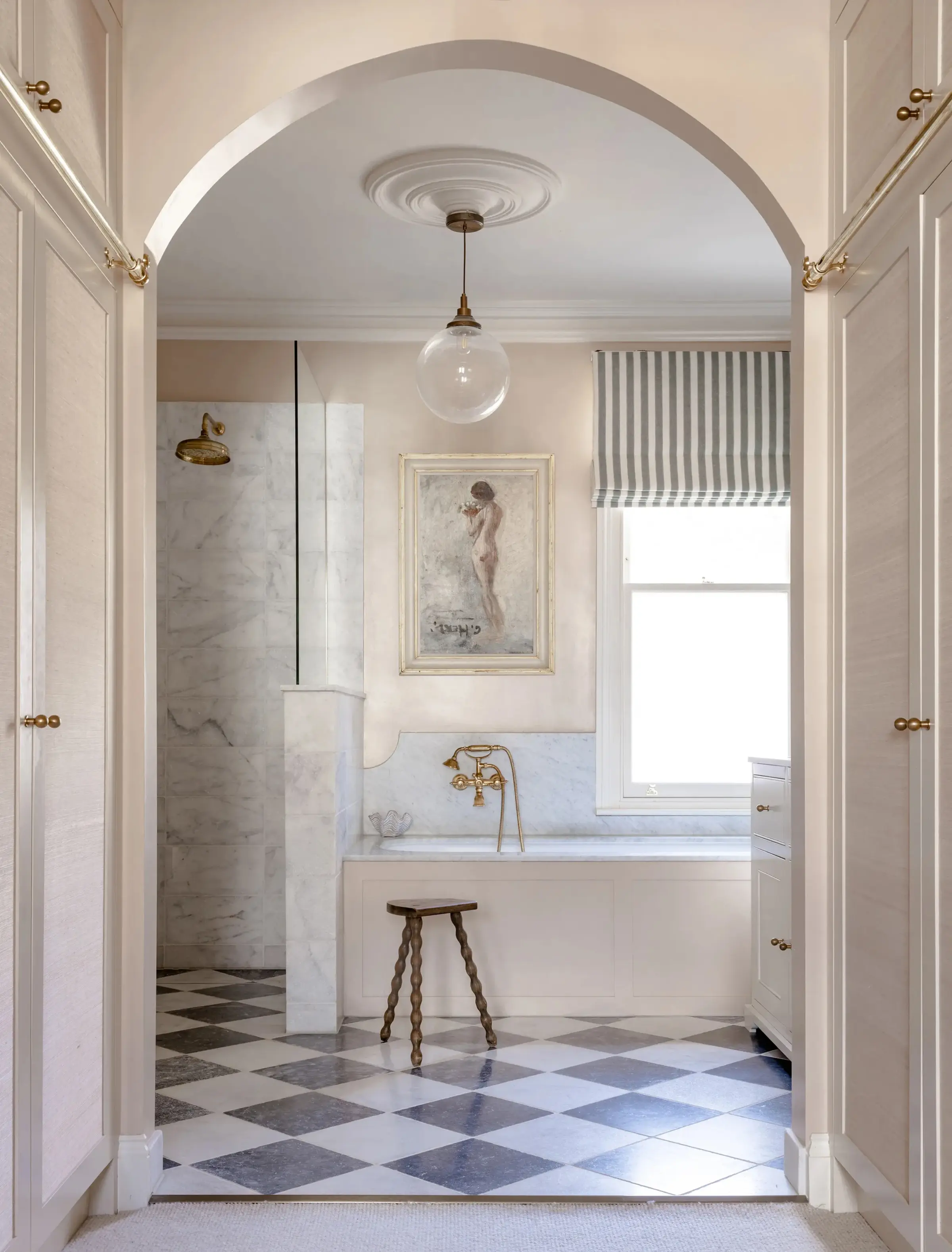 Walk-in shower by Polly Ashman